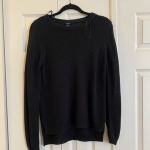 Plain back sweater